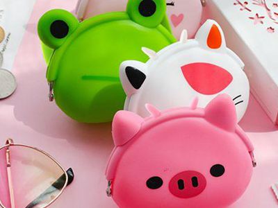 動(dòng)物硅膠錢袋 動(dòng)物硅膠錢袋